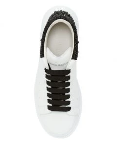 Alexander McQueen Men's Strass Heel Platform Leather Sneakers For Men -Alexander McQueen Elegant store unnamed file 324