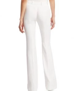 Alexander McQueen Bootcut Trousers Ivory -Alexander McQueen Elegant store unnamed file 3249