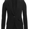 Alexander McQueen Peak Shoulder Blazer Midnight Blue