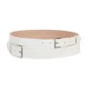 Alexander McQueen Double-Buckle Leather Belt
