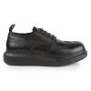 Alexander McQueen Brogue Platform Leather Shoes For Men