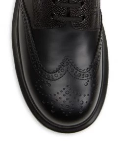 Alexander McQueen Brogue Platform Leather Shoes For Men -Alexander McQueen Elegant store unnamed file 3314
