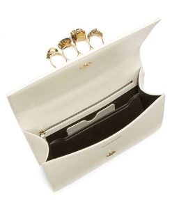 Alexander McQueen The Jewelled Leather Satchel -Alexander McQueen Elegant store unnamed file 3329