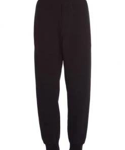 Alexander McQueen Logo Tape Single Crepe Joggers For Men