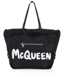Alexander McQueen Bundle Graffiti Logo Tote