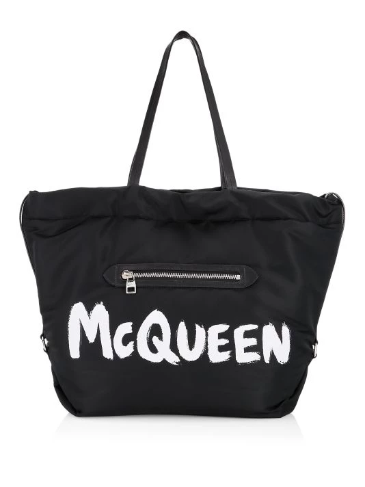 Alexander McQueen Bundle Graffiti Logo Tote 1 Alexander McQueen Bundle Graffiti Logo Tote