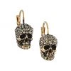 Alexander McQueen Crystal Skull Earrings