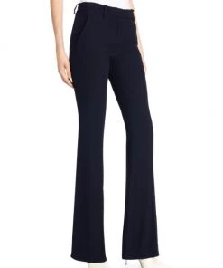 Alexander McQueen Narrow Bootcut Crepe Trousers Black -Alexander McQueen Elegant store unnamed file 3384