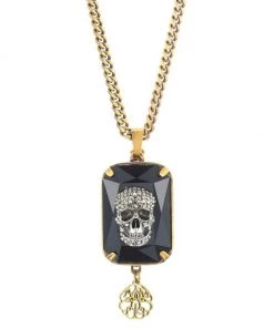 Alexander McQueen Skull Pendant Necklace For Men