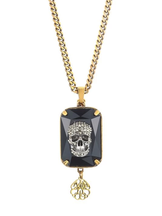 Alexander McQueen Skull Pendant Necklace For Men 1 Alexander McQueen Skull Pendant Necklace For Men