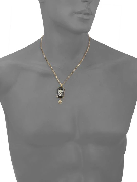 Alexander McQueen Skull Pendant Necklace For Men 2 Alexander McQueen Skull Pendant Necklace For Men - Image 2