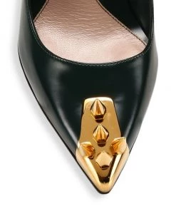 Alexander McQueen Punk Stud Spiked Toe Pumps -Alexander McQueen Elegant store unnamed file 3400