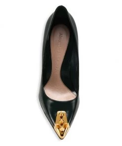Alexander McQueen Punk Stud Spiked Toe Pumps -Alexander McQueen Elegant store unnamed file 3401
