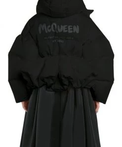 Alexander McQueen Drawstring Puffer Jacket -Alexander McQueen Elegant store unnamed file 3407