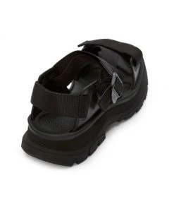 Alexander McQueen Leather Tread Sandals For Men Black -Alexander McQueen Elegant store unnamed file 3417