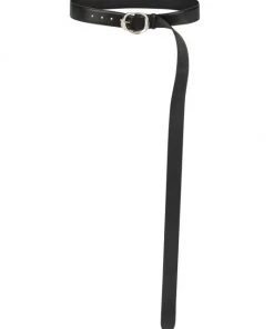 Alexander McQueen Calf Leather Buckle Belt