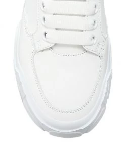 Alexander McQueen High-Top Court Leather Sneakers -Alexander McQueen Elegant store unnamed file 3429
