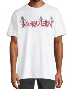 Alexander McQueen Logo Cotton T-Shirt For Men 8 Alexander McQueen Logo Cotton T-Shirt For Men -Alexander McQueen Elegant store unnamed file 344