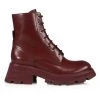 Alexander McQueen Tread Leather Lace-Up Combat Boots