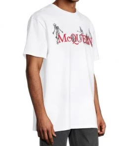 Alexander McQueen Logo Cotton T-Shirt For Men 9 Alexander McQueen Logo Cotton T-Shirt For Men -Alexander McQueen Elegant store unnamed file 345
