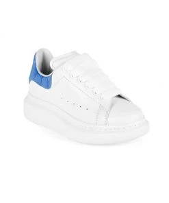 Alexander McQueen Little Girl's & Girl's Croc Embossed Oversized Sneakers For Kids White Ultra -Alexander McQueen Elegant store unnamed file 3452