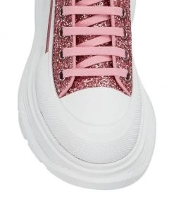 Alexander McQueen Tread Slick Glitter High-Top Boots -Alexander McQueen Elegant store unnamed file 3456