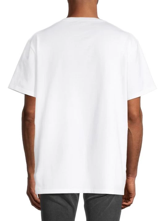 Alexander McQueen Logo Cotton T-Shirt For Men 5 Alexander McQueen Logo Cotton T-Shirt For Men - Image 5