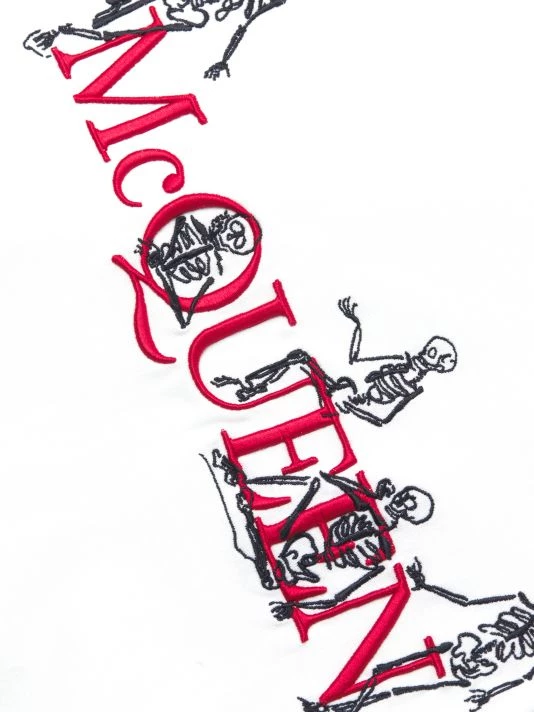 Alexander McQueen Logo Cotton T-Shirt For Men 6 Alexander McQueen Logo Cotton T-Shirt For Men - Image 6