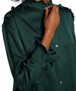 Alexander McQueen Ruffle Silk Blouse 10 Alexander McQueen Ruffle Silk Blouse -Alexander McQueen Elegant store unnamed file 3471