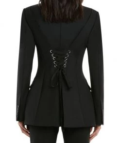 Alexander McQueen Corset Back Blazer -Alexander McQueen Elegant store unnamed file 3477