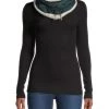 Alexander McQueen Faux Fur Infinity Scarf Dark Green