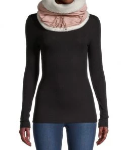 Alexander McQueen Faux Fur Infinity Scarf Dark Green -Alexander McQueen Elegant store unnamed file 3495