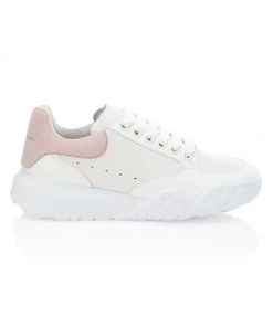 Alexander McQueen Women's Court Leather Sneakers Nude Multi 14 Alexander McQueen Women's Court Leather Sneakers Nude Multi -Alexander McQueen Elegant store unnamed file 35