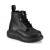 Alexander McQueen Little Kid's & Kid's Leather Oversized Boots For Kids