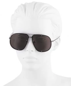 Alexander McQueen Studs 64MM Pilot Sunglasses -Alexander McQueen Elegant store unnamed file 351