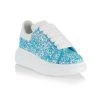 Alexander McQueen Little Girl's & Girl's Glitter Oversized Sneakers For Kids