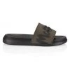Alexander McQueen Graffiti Pool Slides Tundra Black