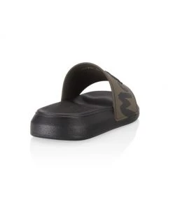 Alexander McQueen Graffiti Pool Slides Tundra Black -Alexander McQueen Elegant store unnamed file 3528
