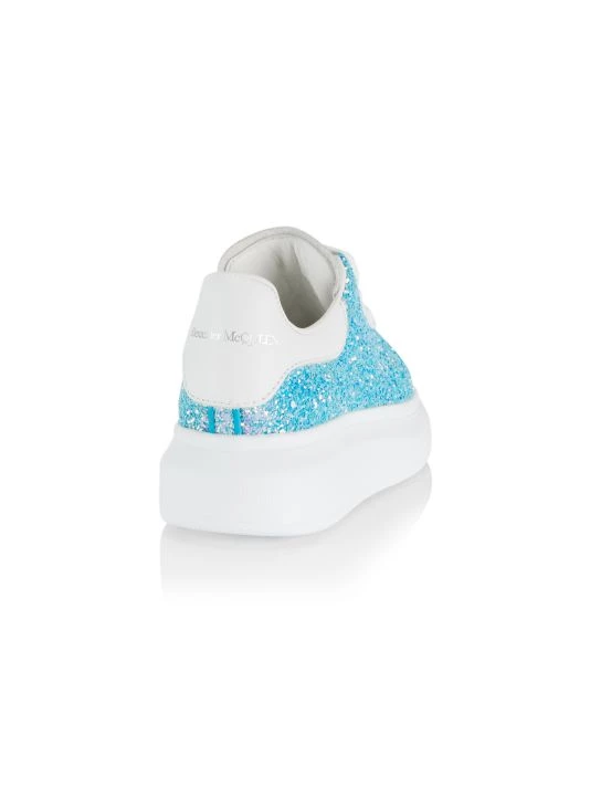 Alexander McQueen Little Girl's & Girl's Glitter Oversized Sneakers For Kids 2 Alexander McQueen Little Girl's & Girl's Glitter Oversized Sneakers For Kids - Image 2