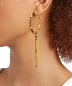 Alexander McQueen Twisted Knot Hoop Earrings 5 Alexander McQueen Twisted Knot Hoop Earrings -Alexander McQueen Elegant store unnamed file 3536