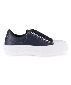 Alexander McQueen Plimsol Leather Sneakers
