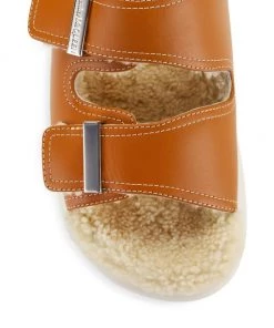 Alexander McQueen Hybrid Shearling-Lined Leather Sandals -Alexander McQueen Elegant store unnamed file 3556