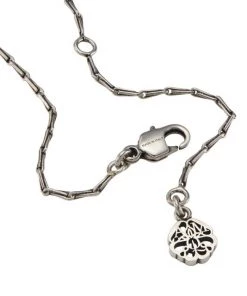 Alexander McQueen Silvertone & Crystal Pendant Necklace -Alexander McQueen Elegant store unnamed file 356
