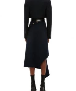 Alexander McQueen Button Fluted Midi Skirt 5 Alexander McQueen Button Fluted Midi Skirt -Alexander McQueen Elegant store unnamed file 3567