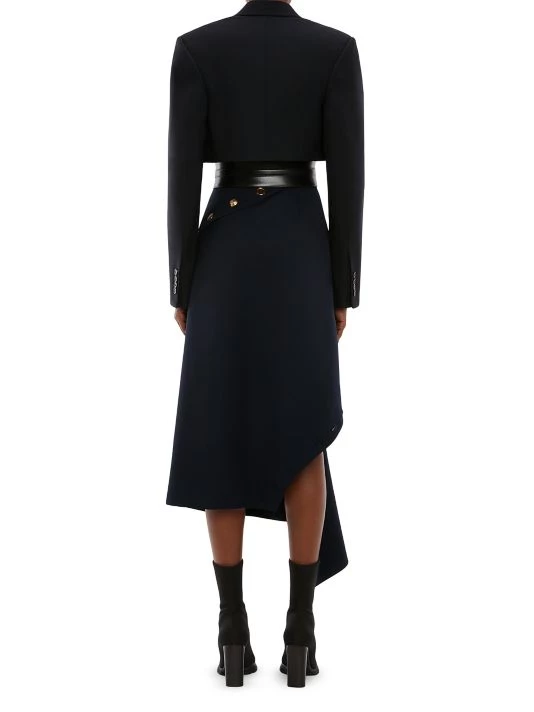 Alexander McQueen Button Fluted Midi Skirt 3 Alexander McQueen Button Fluted Midi Skirt - Image 3