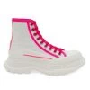 Alexander McQueen Neon Treadslick High-Top Sneakers