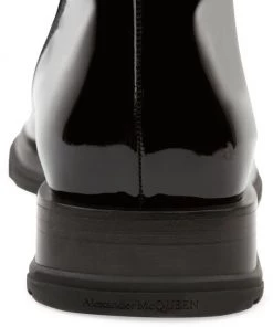 Alexander McQueen Patent Leather Tread Boots For Men -Alexander McQueen Elegant store unnamed file 3586