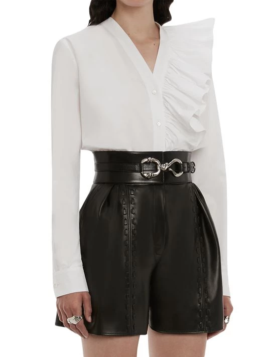 Alexander McQueen Asymmetric Ruffle Shirt 4 Alexander McQueen Asymmetric Ruffle Shirt - Image 4