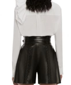 Alexander McQueen Asymmetric Ruffle Shirt 9 Alexander McQueen Asymmetric Ruffle Shirt -Alexander McQueen Elegant store unnamed file 3614