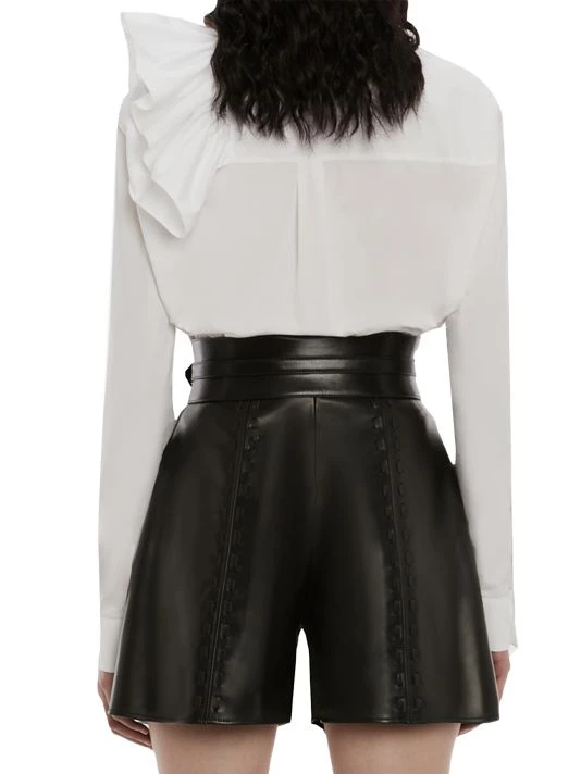 Alexander McQueen Asymmetric Ruffle Shirt 5 Alexander McQueen Asymmetric Ruffle Shirt - Image 5
